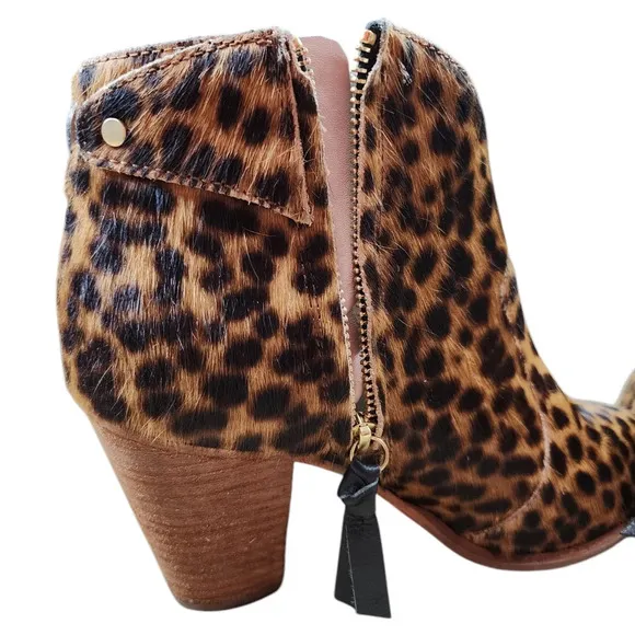 Boden Hoxton Animal Print Ankle Boots