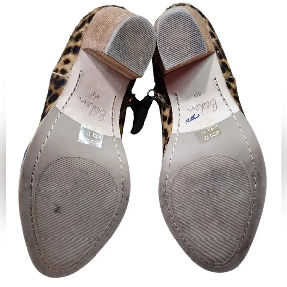 Boden Hoxton Animal Print Ankle Boots