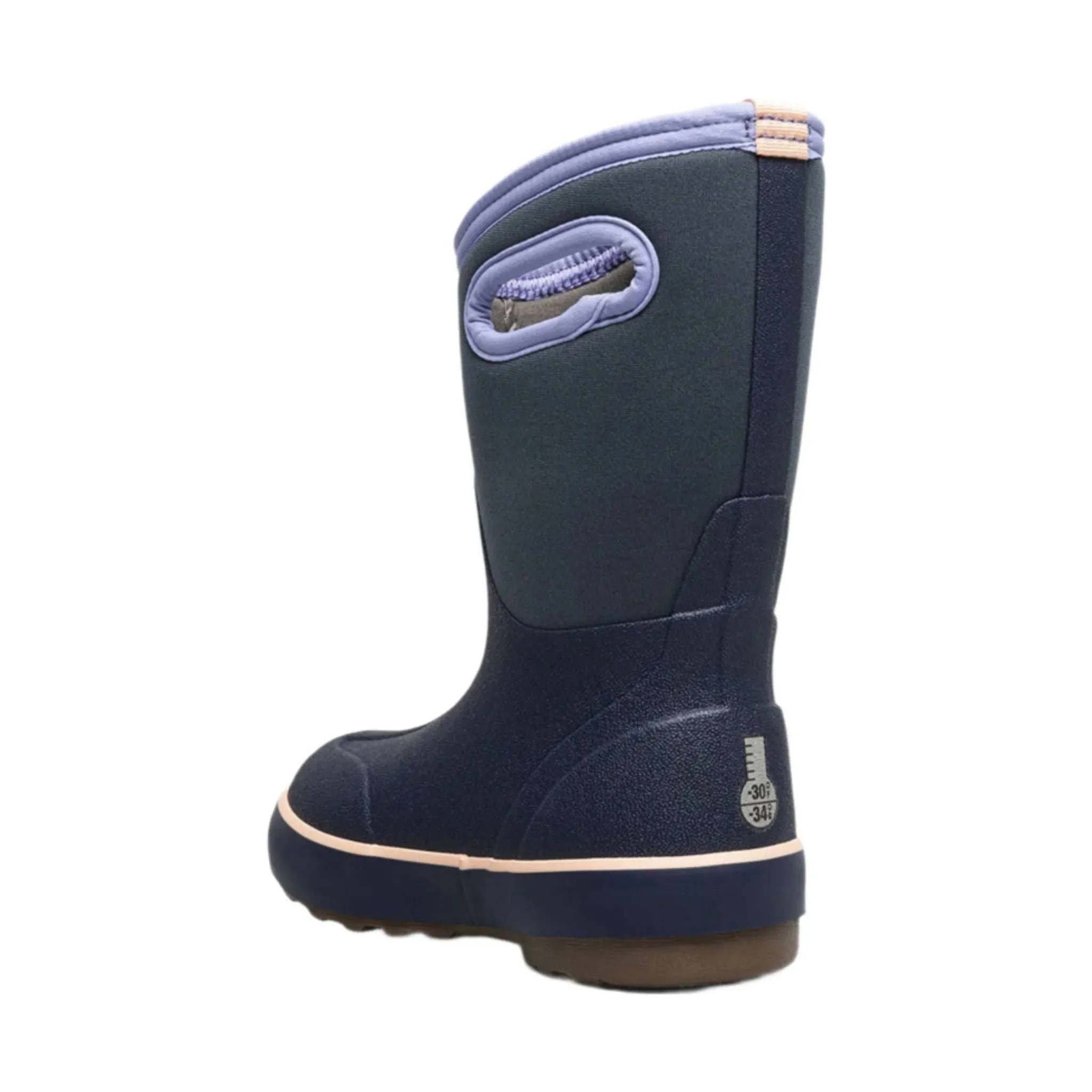 Bogs Kids' Classic II Solid Winter Boots - Indigo