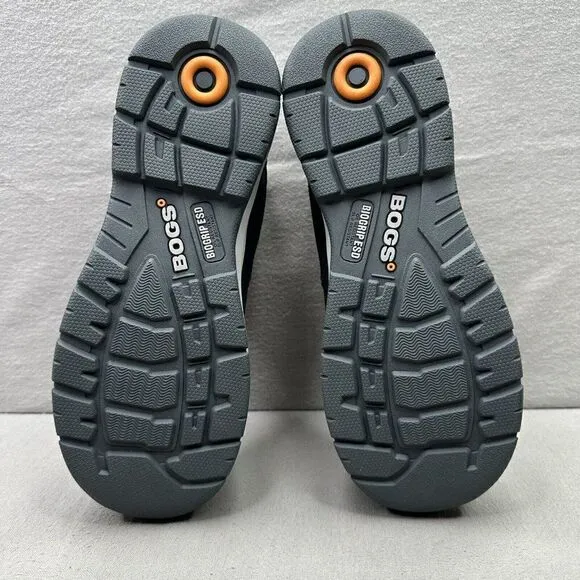 BOGS Shale Low CT ESD Womens Size 8.5 Work Boots Black Composite Toe Waterproof