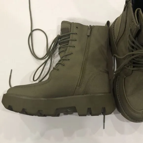 Boots, Franco Sarto, Olive Green, Size 7