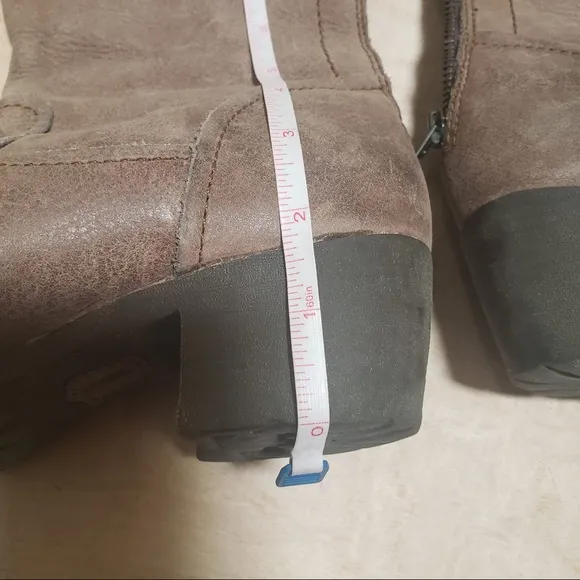 Born Bitsy Knee Leather Boots Size 6