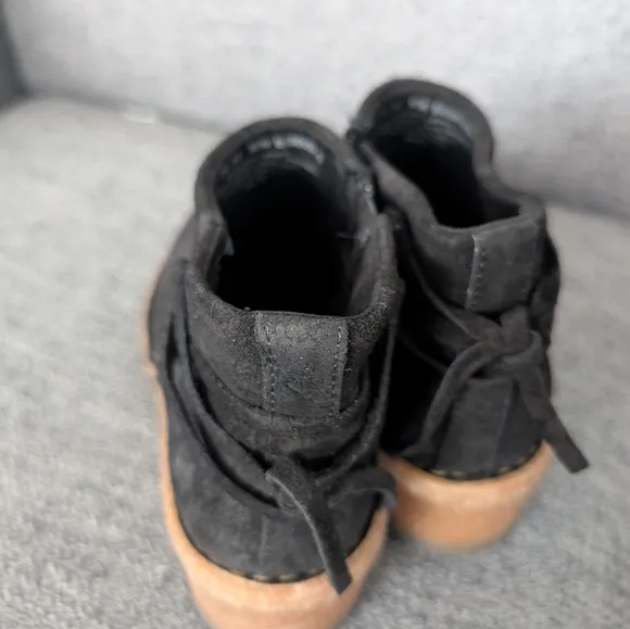 Born Black Suede Ankle Boots