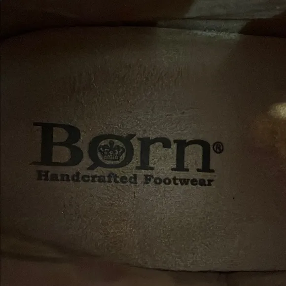 Born Brown Ankle Boots with Buckle Straps