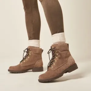 Born Codi Lace Up Brown Suede Boots Size 9.5‎