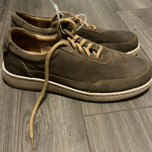 Born DUSTIN $135.00 Taupe Avola Distressed Shoes Size 13/46EU