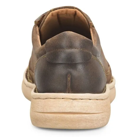 Born DUSTIN $135.00 Taupe Avola Distressed Shoes Size 13/46EU