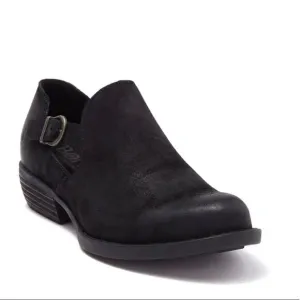 BORN Nolina Rust Leather Black NWOB  Ankle Bootie