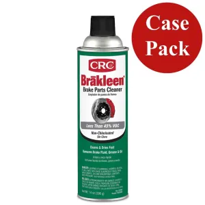 Brakleen Brake Parts Cleaner - Non-Chlorinated - 14oz - 05084 Case of 12