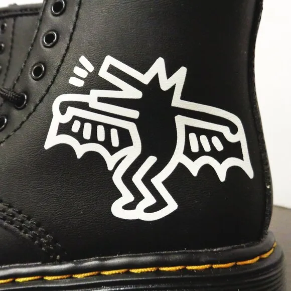 Brand New Dr Martens 1460 Lace-Up Child Sz:10 Leather Boots. Black. No Box F53