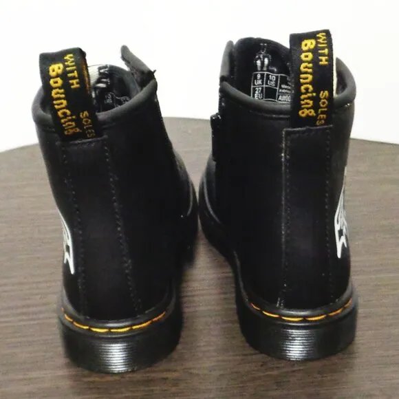 Brand New Dr Martens 1460 Lace-Up Child Sz:10 Leather Boots. Black. No Box F53