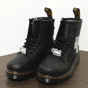 Brand New Dr Martens 1460 Lace-Up Child Sz:10 Leather Boots. Black. No Box F53