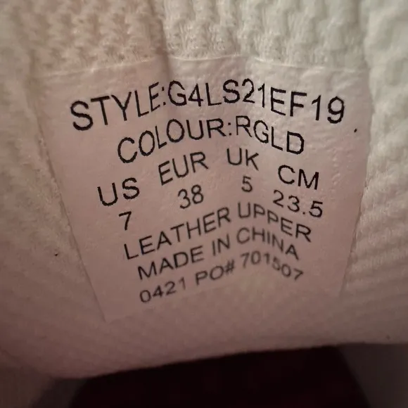 Brand New G/FORE Women's Quilted Gallivanter in Rose Gold size 7