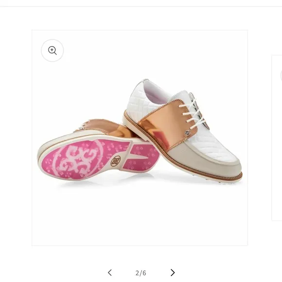 Brand New G/FORE Women's Quilted Gallivanter in Rose Gold size 7