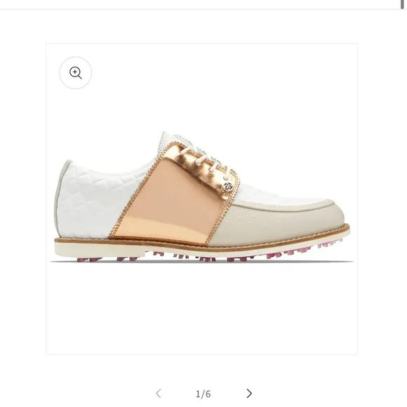 Brand New G/FORE Women's Quilted Gallivanter in Rose Gold size 7