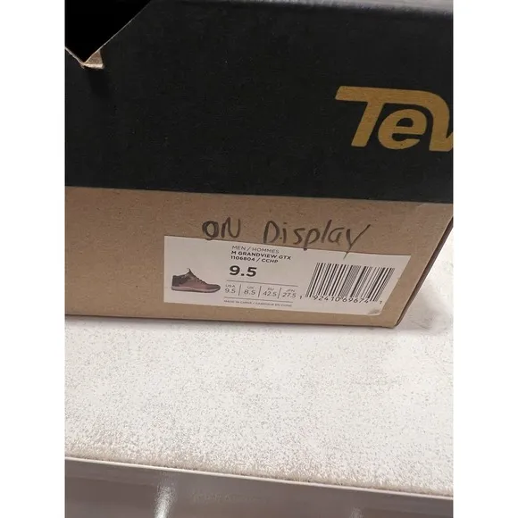 *BRAND NEW* Teva Grandview GTX Men's Waterproof Hiking Shoes Brown Size 9.5