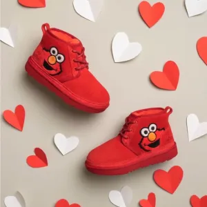 Brand New UGG X Elmo Neumel II “Red” preschool Kids Boots