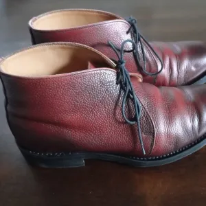 BROOKS BROTHERS PEAL &amp; CO x Alfred Sargent Chukka boots Sz 8.5 D Brown England