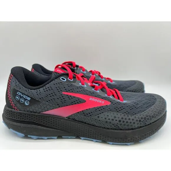 Brooks Divide 3 Women’s Pink Black Hiking Running Shoes 1203681B057 Size 10.5B📦