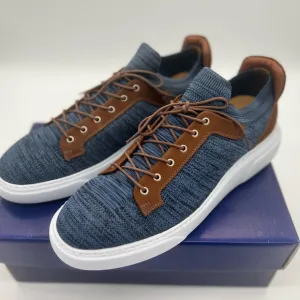 Brothers United Glendale Sz 12 M EU 45 Mens Sneakers Navy Lux Knit BUMK03-NKCOGO