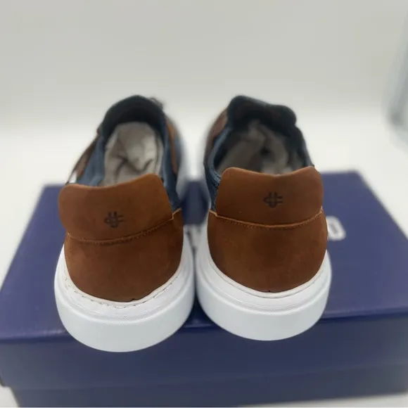 Brothers United Glendale Sz 12 M EU 45 Mens Sneakers Navy Lux Knit BUMK03-NKCOGO