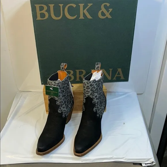 Buck &amp; Brana Montana Western Ankle Boots (S4)