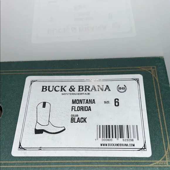 Buck &amp; Brana Montana Western Ankle Boots (S4)