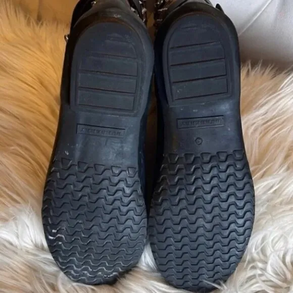 Burberry Studded Nova Check Rain Boots