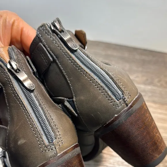 Bussola Brown Ankle Boots woman’s size 38 (b110)