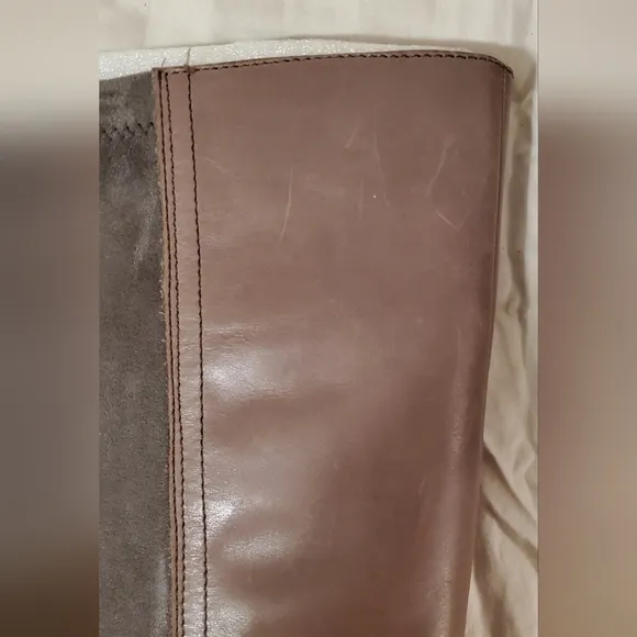 Bussola Taupe Leather Trapani Boots