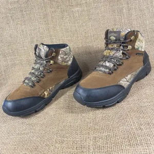 camouflage leather waterproof hunting boots hiking mens size 9