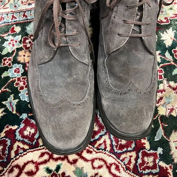 Camper Mens Brown Suede Wingtip Ankle Boots 46