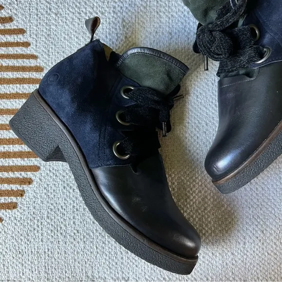 Casta larga ankle boots size 38 blue black