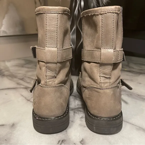 Caterpillar CAT Footwear Realist Strap Women's Motorcycle Boots Size 7 Wide