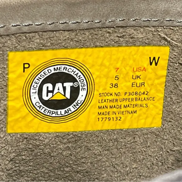 Caterpillar CAT Footwear Realist Strap Women's Motorcycle Boots Size 7 Wide