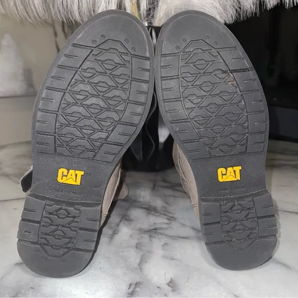 Caterpillar CAT Footwear Realist Strap Women's Motorcycle Boots Size 7 Wide