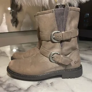 Caterpillar CAT Footwear Realist Strap Women's Motorcycle Boots Size 7 Wide