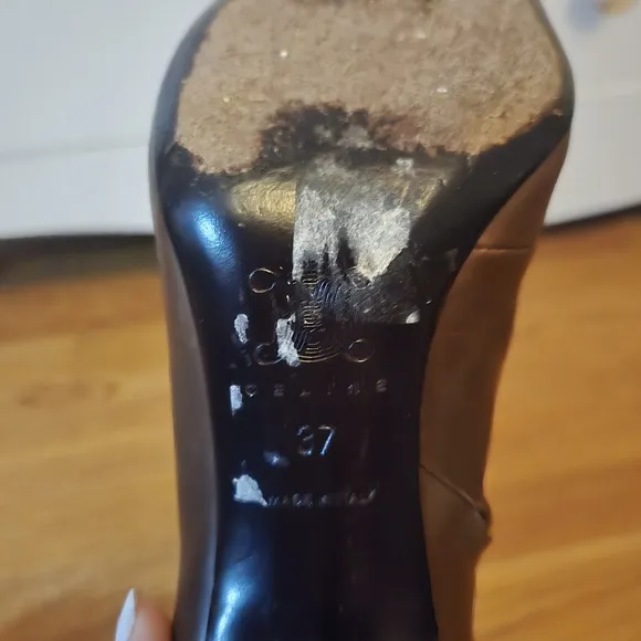 Celine Ankle Boots with Button Detail size 37 (us 6.5)