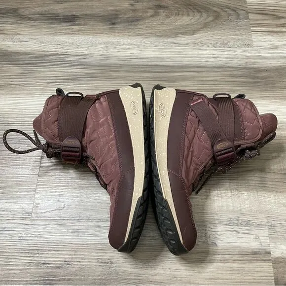 Chaco Borealis Quilt WP Snow Winter Waterproof Boots - Mahogany Size 10