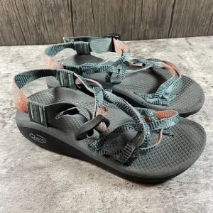 Chaco Women’s Size 6 ZX/2 Vibram Sports Sandal Green/Blue water Hiking shoes