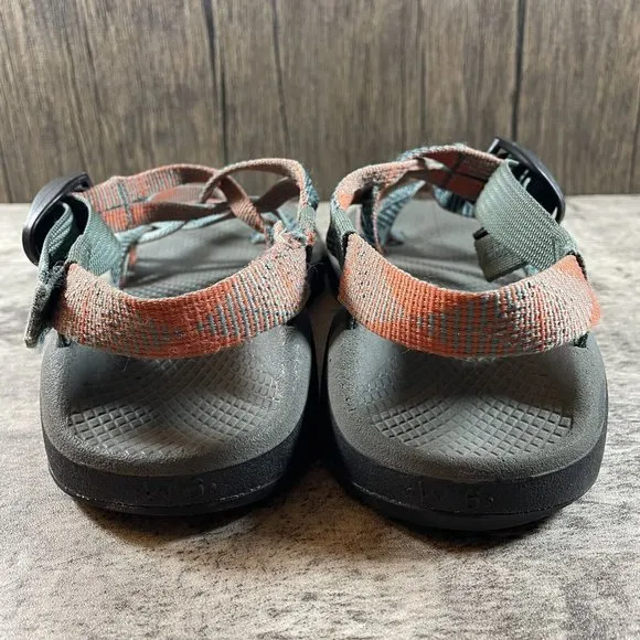 Chaco Women’s Size 6 ZX/2 Vibram Sports Sandal Green/Blue water Hiking shoes
