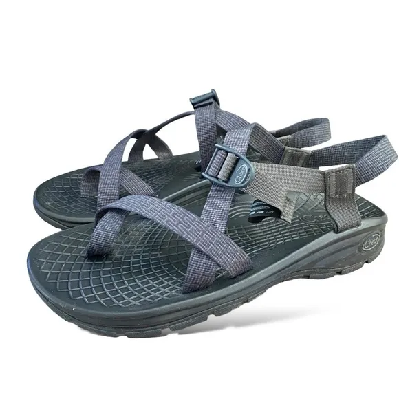 Chaco Z/Volv 2 Mens Sport Sandal Size 13 Chambray Navy Blue Water Hiking Shoes