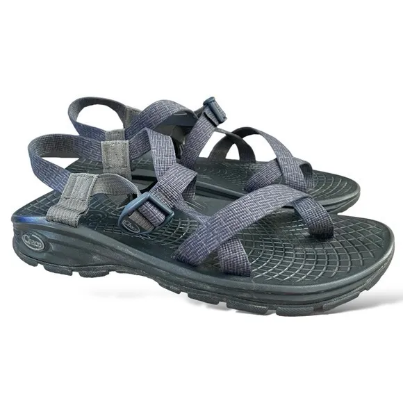 Chaco Z/Volv 2 Mens Sport Sandal Size 13 Chambray Navy Blue Water Hiking Shoes