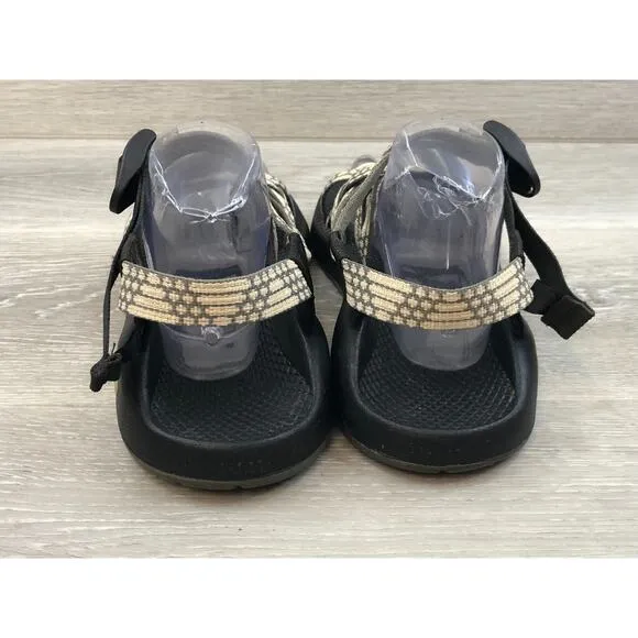 Chaco Z/Volx x2 Women's Sandal 11 Beige Canvas Dual Adjustable Strap Slingback