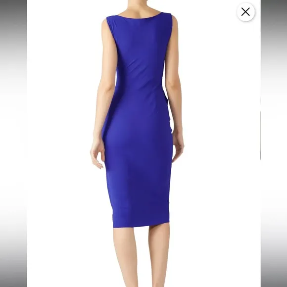 CHIARA BONI La PETITE ROBE  Exquisite faux-wrap dress.Elegant &amp;beautiful color