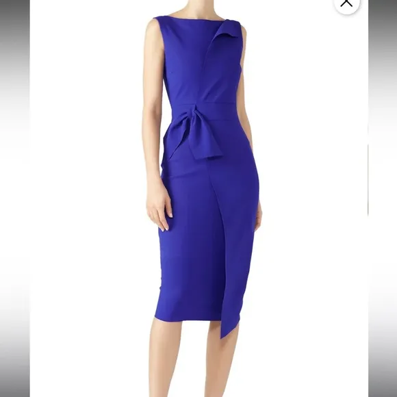 CHIARA BONI La PETITE ROBE  Exquisite faux-wrap dress.Elegant &amp;beautiful color