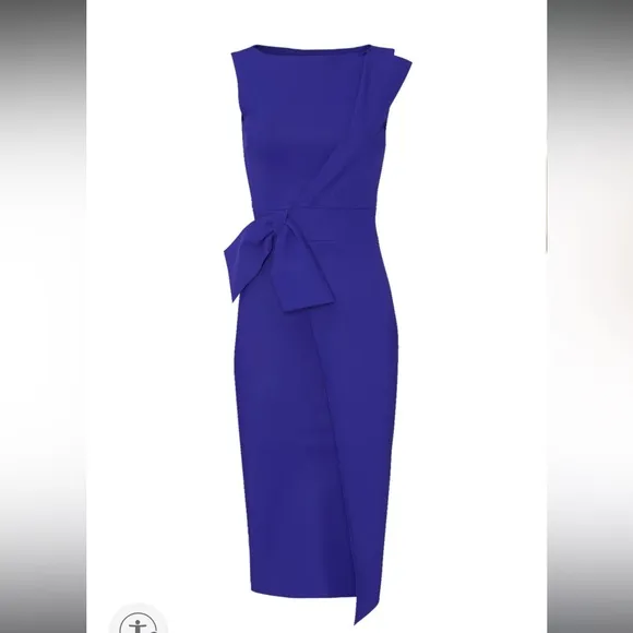 CHIARA BONI La PETITE ROBE  Exquisite faux-wrap dress.Elegant &amp;beautiful color