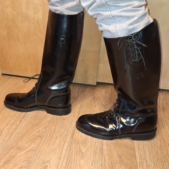 Chippewa Leather Motorcycle Boots, 12 D(Men's) Style#27950 NWOT