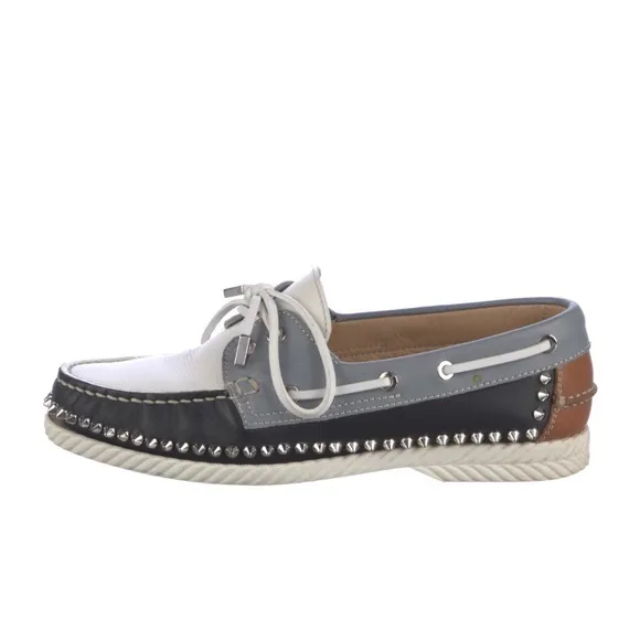 Christian Louboutin Boat Shoes w/ Spike accents