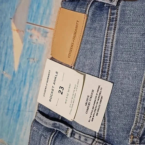 Citizens of Humanity Distressed Skinny Jeans Size 23 NWT